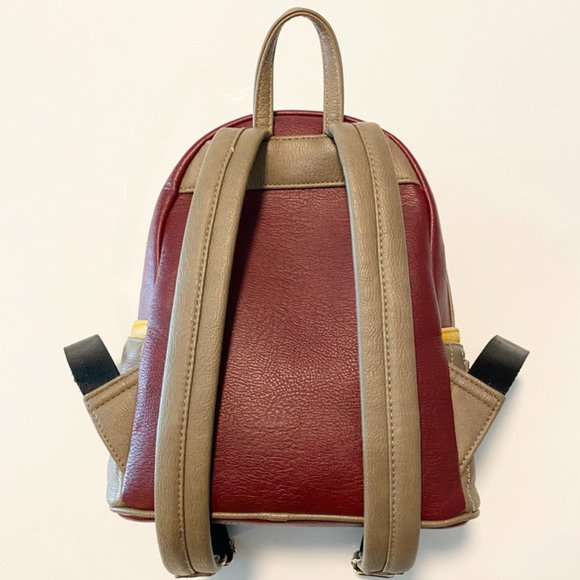 Loungefly | Harry Potter/Ron Weasley #2 Mini Backpack | Burgundy & Yellow - Picture 8 of 16